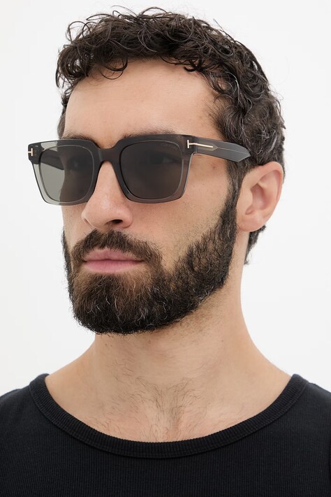 Tom Ford okulary przeciwsłoneczne męskie szare FT1162-K_5420A