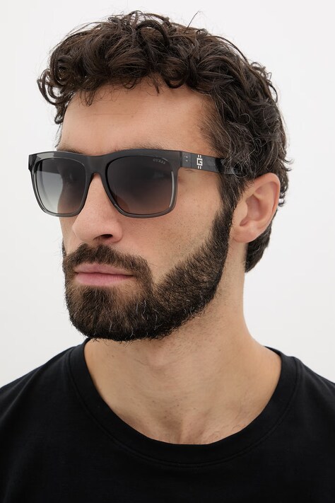 Guess okulary przeciwsłoneczne męskie kolor szary GU00222_5720B