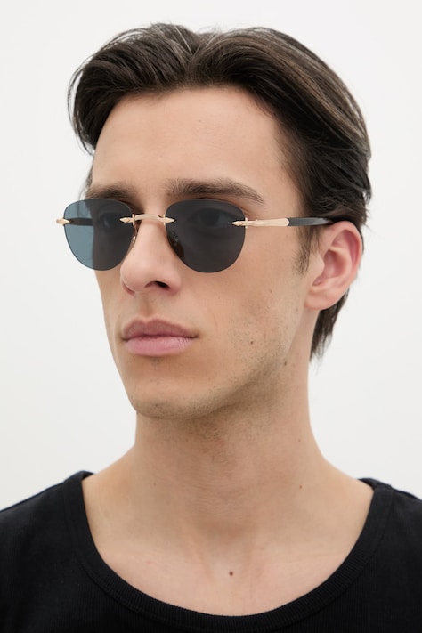 David Beckham okulary przeciwsłoneczne męskie kolor złoty DB 1224/S