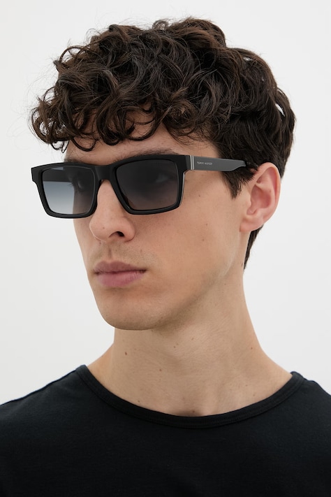 Tommy Hilfiger okulary przeciwsłoneczne męskie czarne TH 2309/S