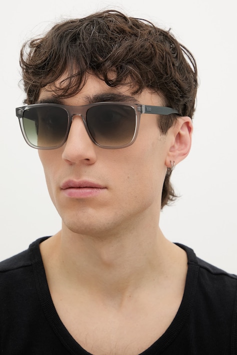 Сонцезахисні окуляри HUGO колір сірий HG 1391/G/S