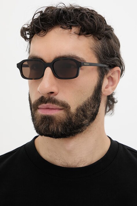 Alexander McQueen sluneční brýle pánské hnědé AM0558S