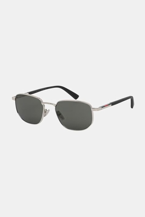 Gucci okulary przeciwsłoneczne męskie srebrne GG2093S