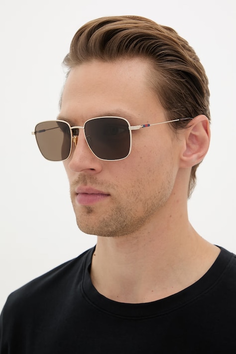 Gucci ochelari de soare pătrați pentru bărbați aurii GG2097SK