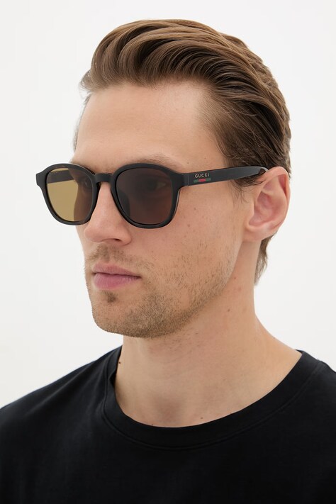 Gucci ochelari de soare pentru bărbați maro GG2109SK