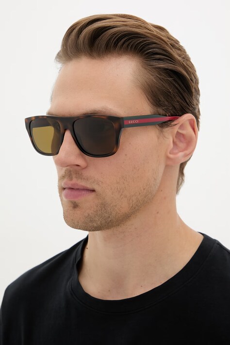 Gucci ochelari de soare pentru bărbați maro GG2119S