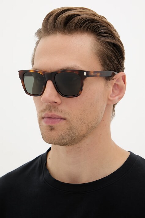 Saint Laurent ochelari de soare Wayfarer bărbați maro SL 875