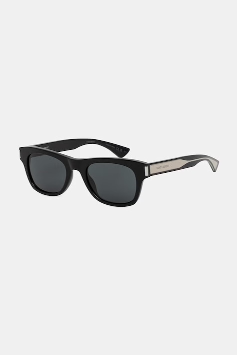 Saint Laurent okulary przeciwsłoneczne wayfarer męskie czarne SL 877