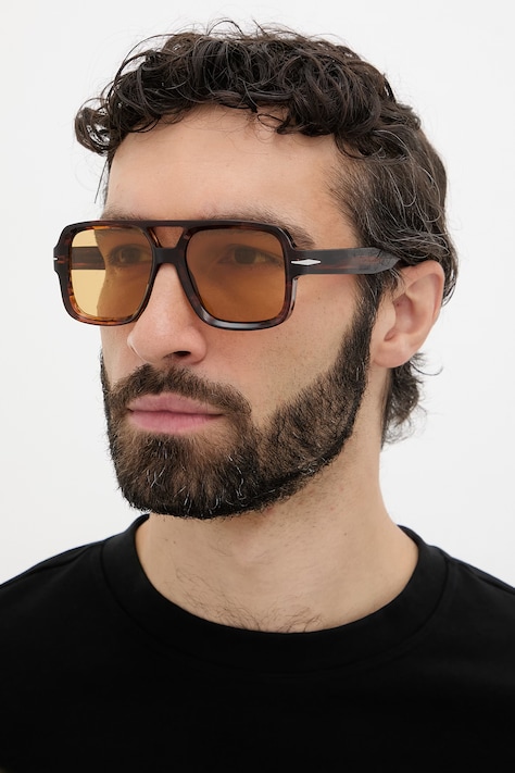 David Beckham kvadratna sončna očala moška rjava DB 7151/S