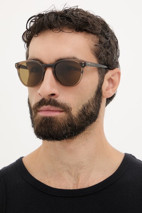 Gucci okulary przeciwsłoneczne męskie brązowe GG2134SA