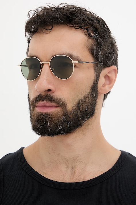 Saint Laurent okulary przeciwsłoneczne męskie złote SL 865