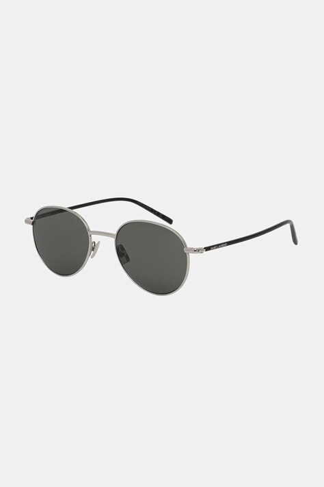 Saint Laurent okulary przeciwsłoneczne męskie srebrne SL 865