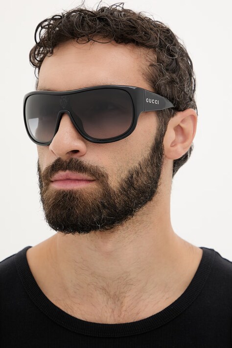Gucci okulary przeciwsłoneczne męskie czarne GG2168S