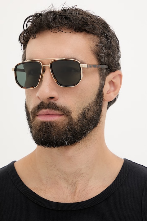Gucci okulary przeciwsłoneczne męskie złote GG2073S
