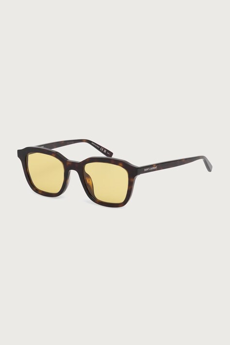Saint Laurent Okulary przeciwsłoneczne męskie brązowe SL 457