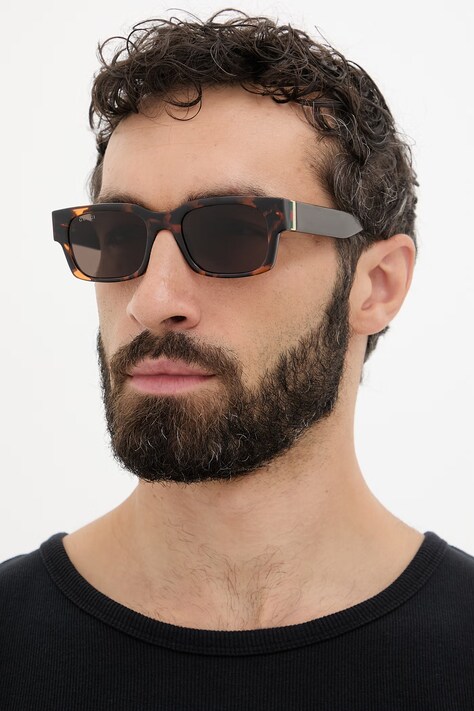 Gucci okulary przeciwsłoneczne męskie brązowe GG2084S