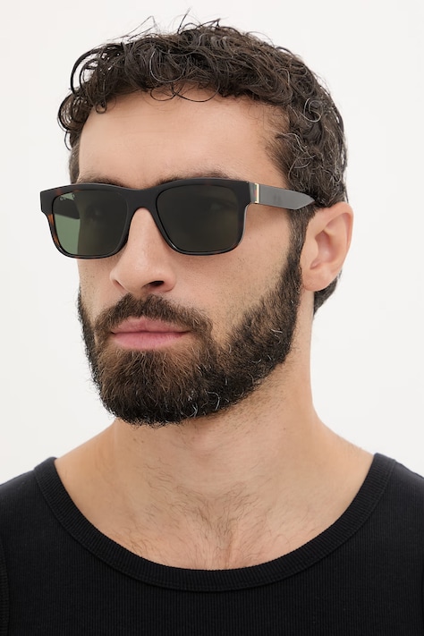 Gucci hranaté sluneční brýle pánské hnědé GG2085S