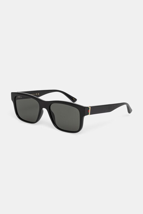Gucci okulary przeciwsłoneczne kwadratowe męskie czarne GG2085S