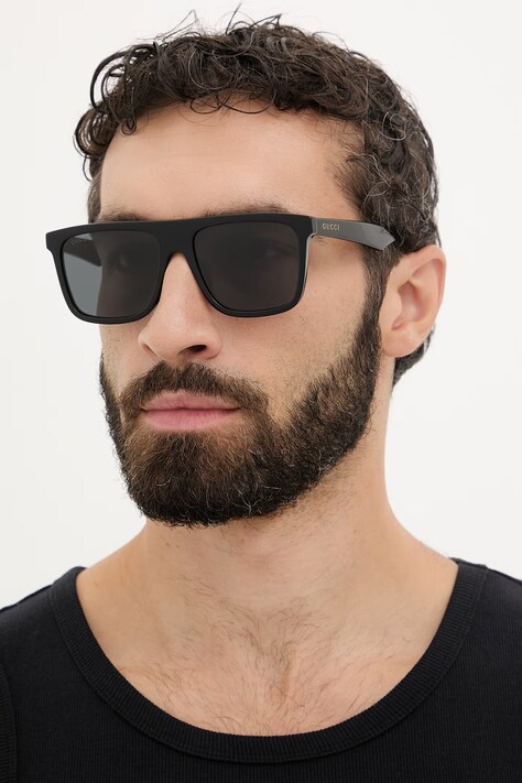 Gucci okulary przeciwsłoneczne męskie czarne GG2182S