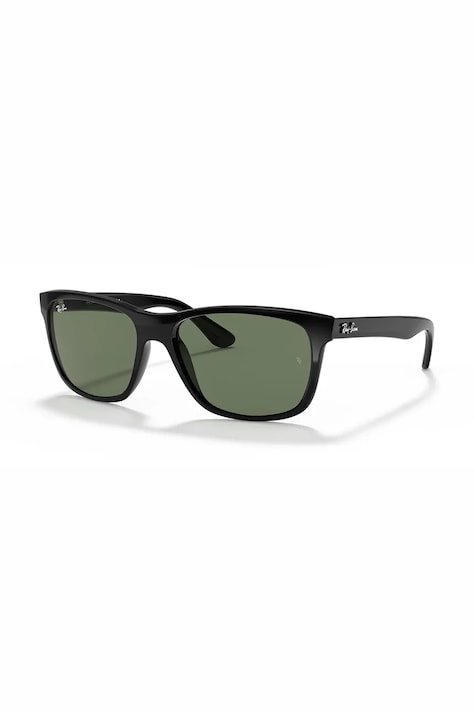 Ray-Ban okulary przeciwsłoneczne kwadratowe męskie czarne 0RB4181