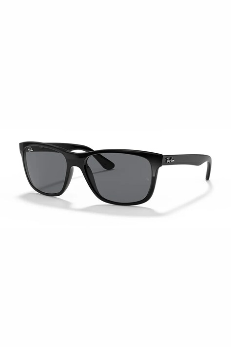 Ray-Ban okulary przeciwsłoneczne kwadratowe męskie czarne 0RB4181