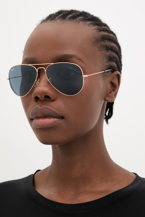 Ray-Ban okulary kolor złoty