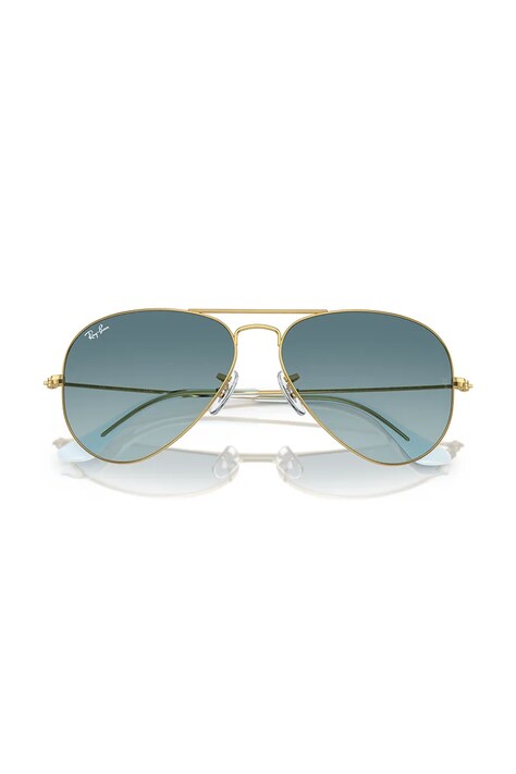 Ray-Ban сонцезахисні окуляри AVIATOR LARGE METAL — фото 7