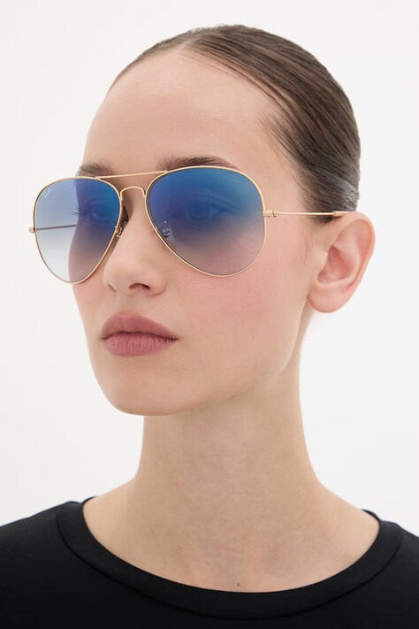 Ray-Ban napszemüveg AVIATOR LARGE METAL narancssárga 0RB3025
