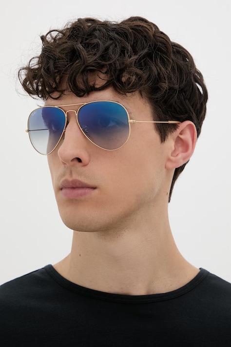Ray-Ban napszemüveg AVIATOR LARGE METAL narancssárga 0RB3025