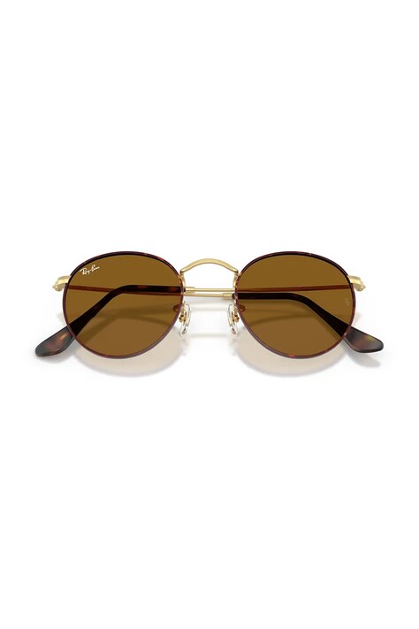Ray-Ban круглі сонцезахисні окуляри ROUND METAL — фото 5