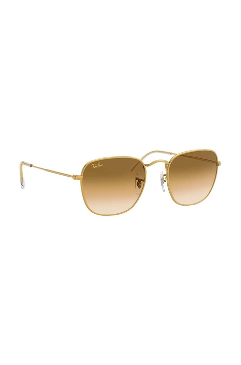 Ray-Ban okulary FRANK kolor żółty 0RB3857