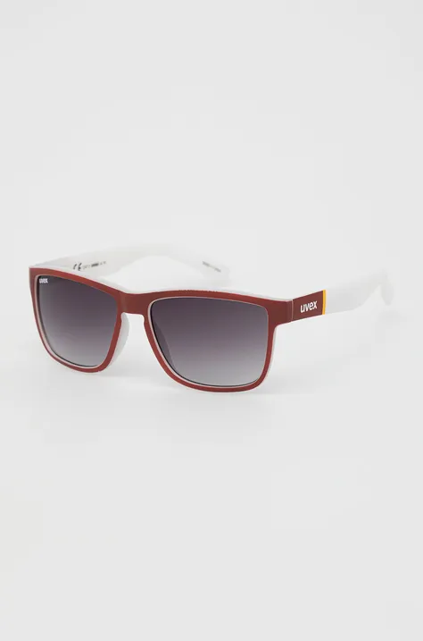Uvex okulary przeciwsłoneczne kolor czerwony
