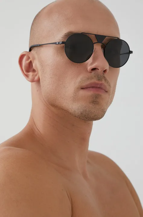 Солнцезащитные очки Emporio Armani цвет чёрный