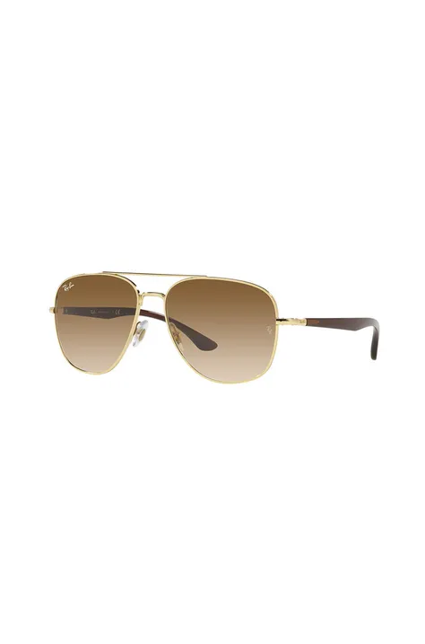 Ray-Ban ochelari de soare culoarea auriu