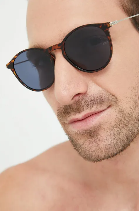Солнцезащитные очки Tommy Jeans цвет коричневый