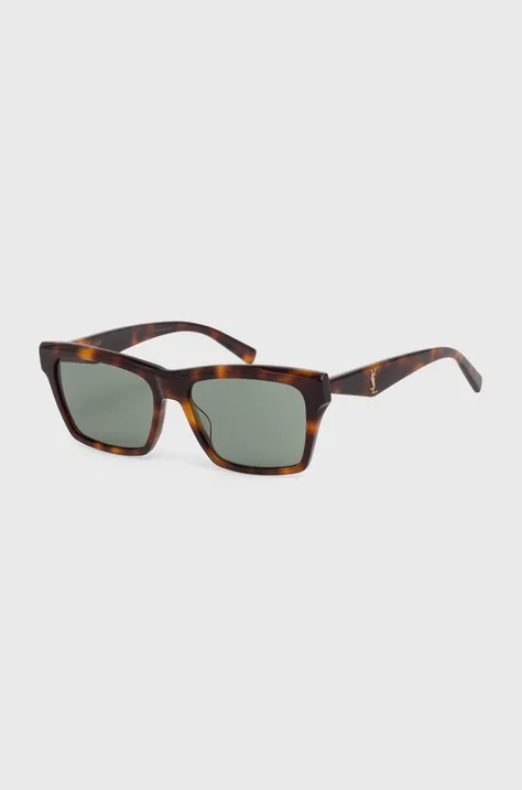 Сонцезахисні окуляри Saint Laurent колір коричневий