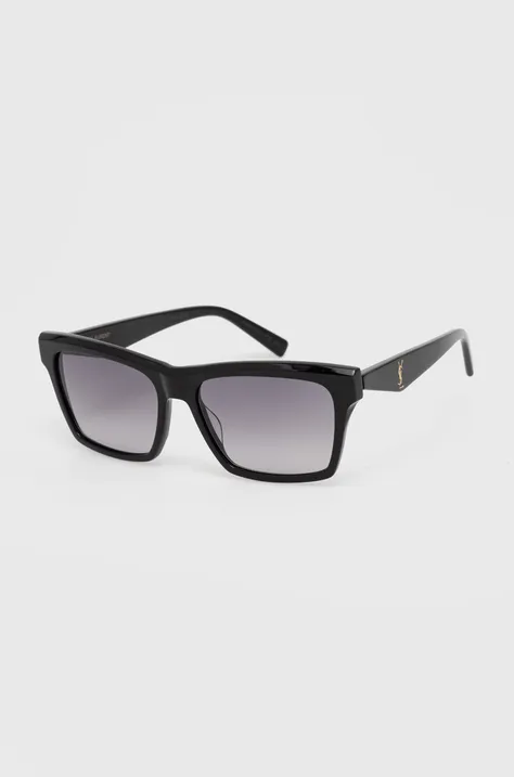 Сонцезахисні окуляри Saint Laurent колір чорний