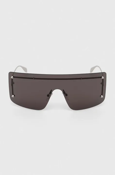 Солнцезащитные очки Alexander McQueen цвет серебрянный
