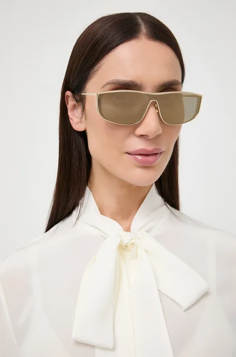 Сонцезахисні окуляри Saint Laurent колір срібний