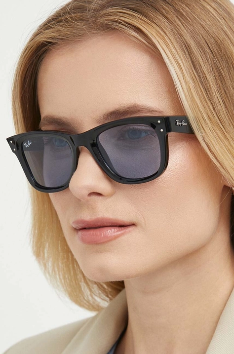 Sluneční brýle Ray-Ban WAYFARER REVERSE černá barva, 0RBR0502S