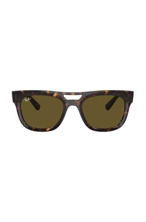 Ray-Ban okulary przeciwsłoneczne kolor brązowy