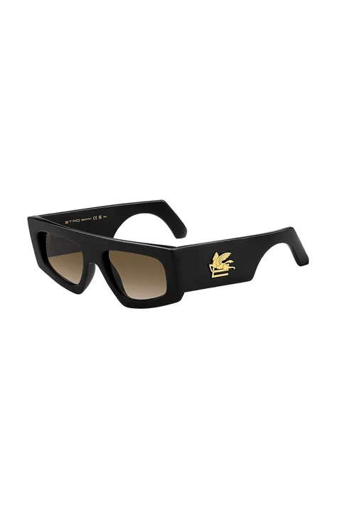 Сонцезахисні окуляри Etro колір чорний