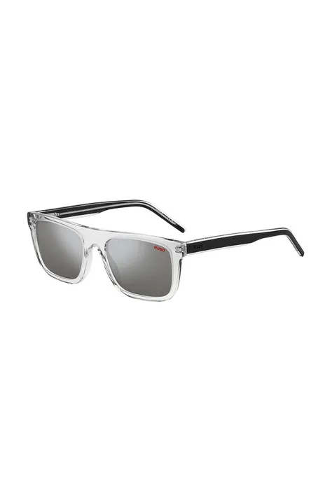 HUGO okulary przeciwsłoneczne kolor szary HG 1297/S
