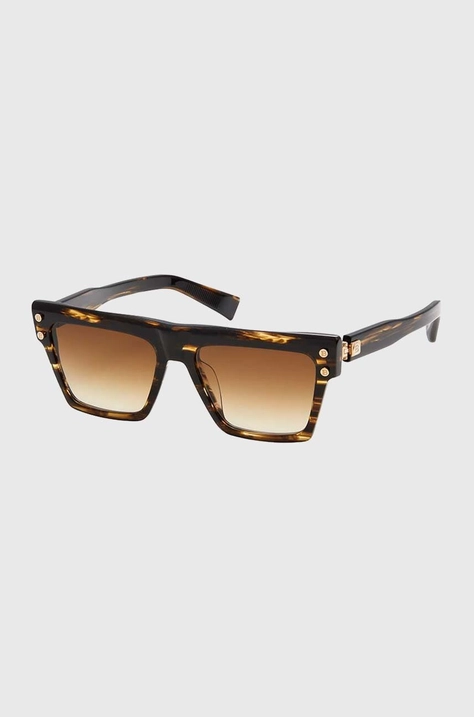 Balmain okulary przeciwsłoneczne B - V kolor brązowy BPS-121B