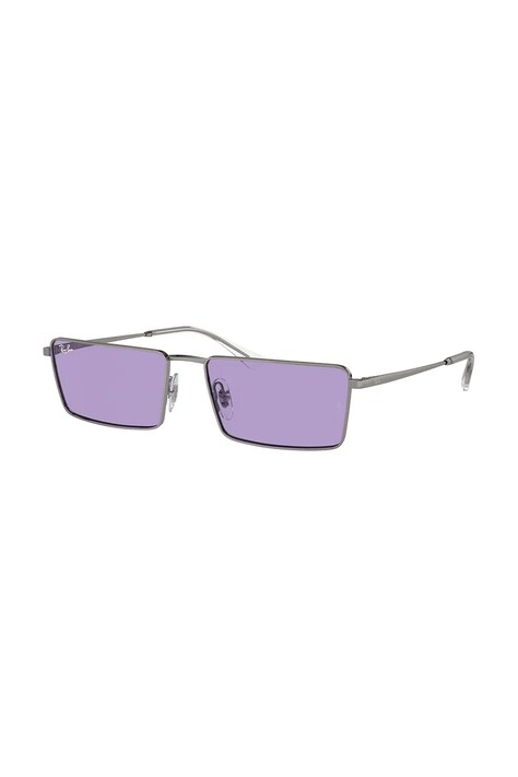Ray-Ban ochelari de soare culoarea argintiu, 0RB3741