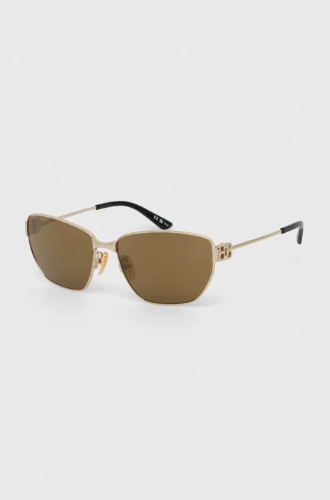 Сонцезахисні окуляри Balenciaga колір золотий BB0337SK
