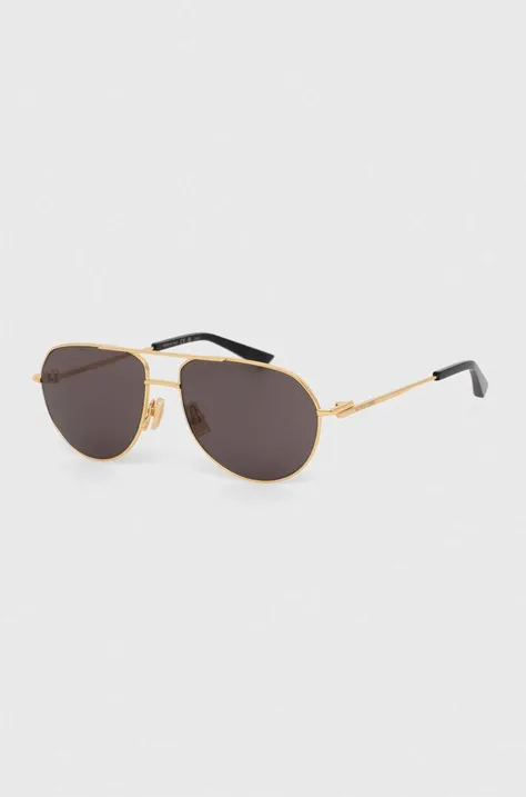 Sluneční brýle Bottega Veneta zlatá barva, BV1302S