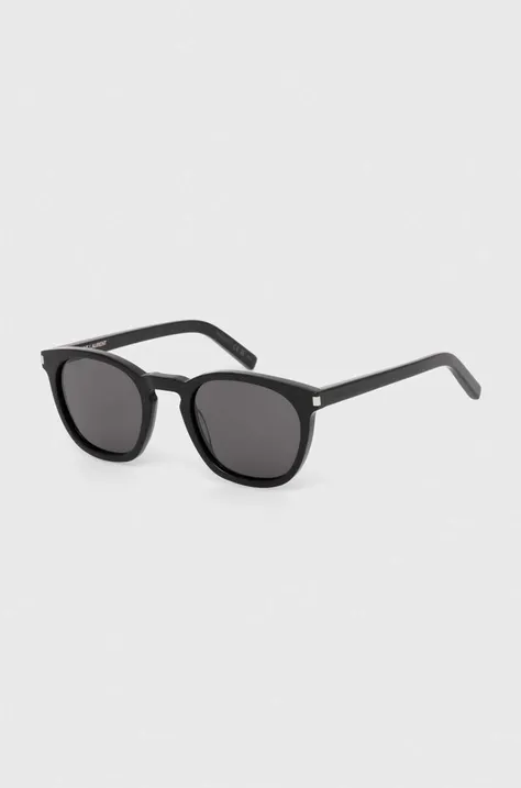 Слънчеви очила Saint Laurent в черно SL 28