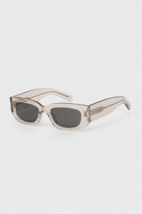 Saint Laurent occhiali da sole colore beige SL 697