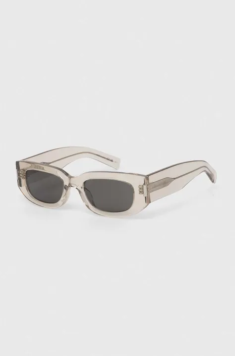 Сонцезахисні окуляри Saint Laurent колір бежевий SL 697